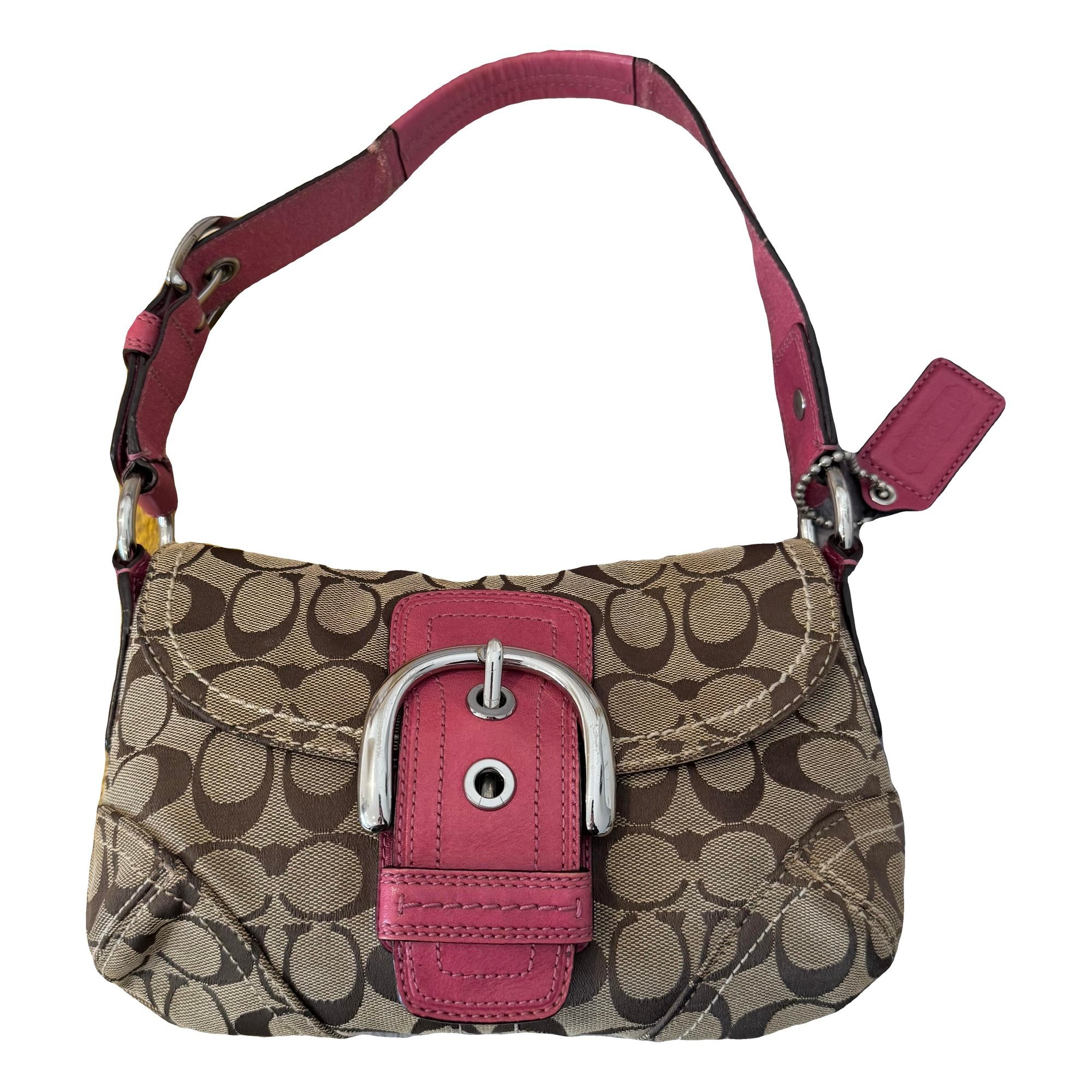 Signature Sufflette leather handbag