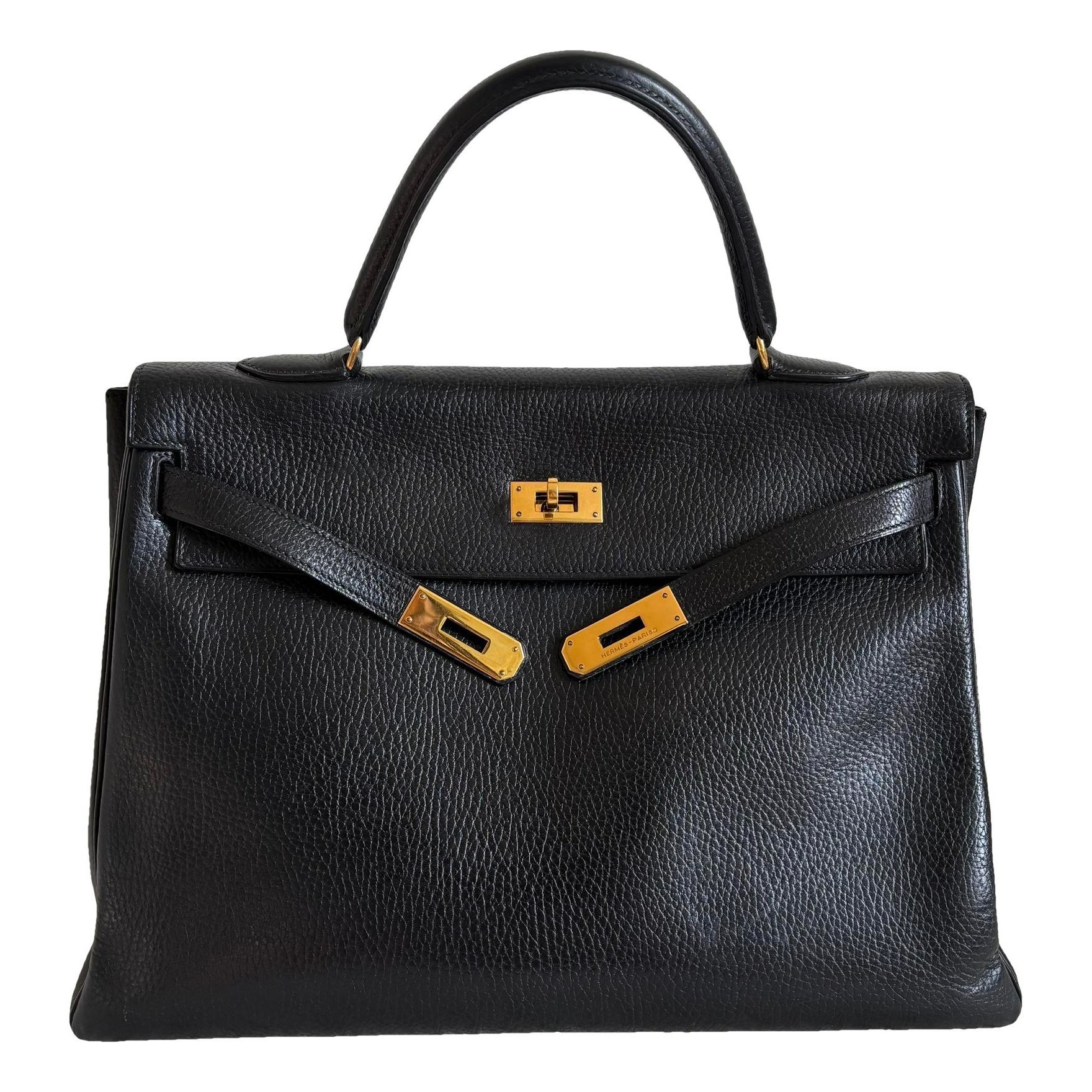Hermes Kelly 35 Handbag Togo Leather 1990
