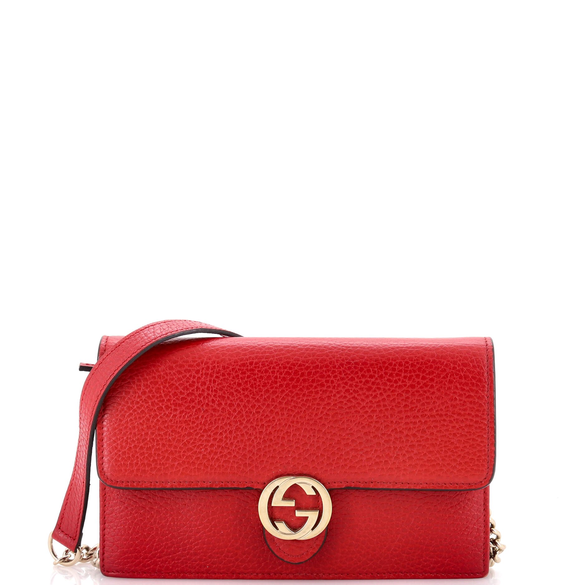 Interlocking Wallet on Chain Leather