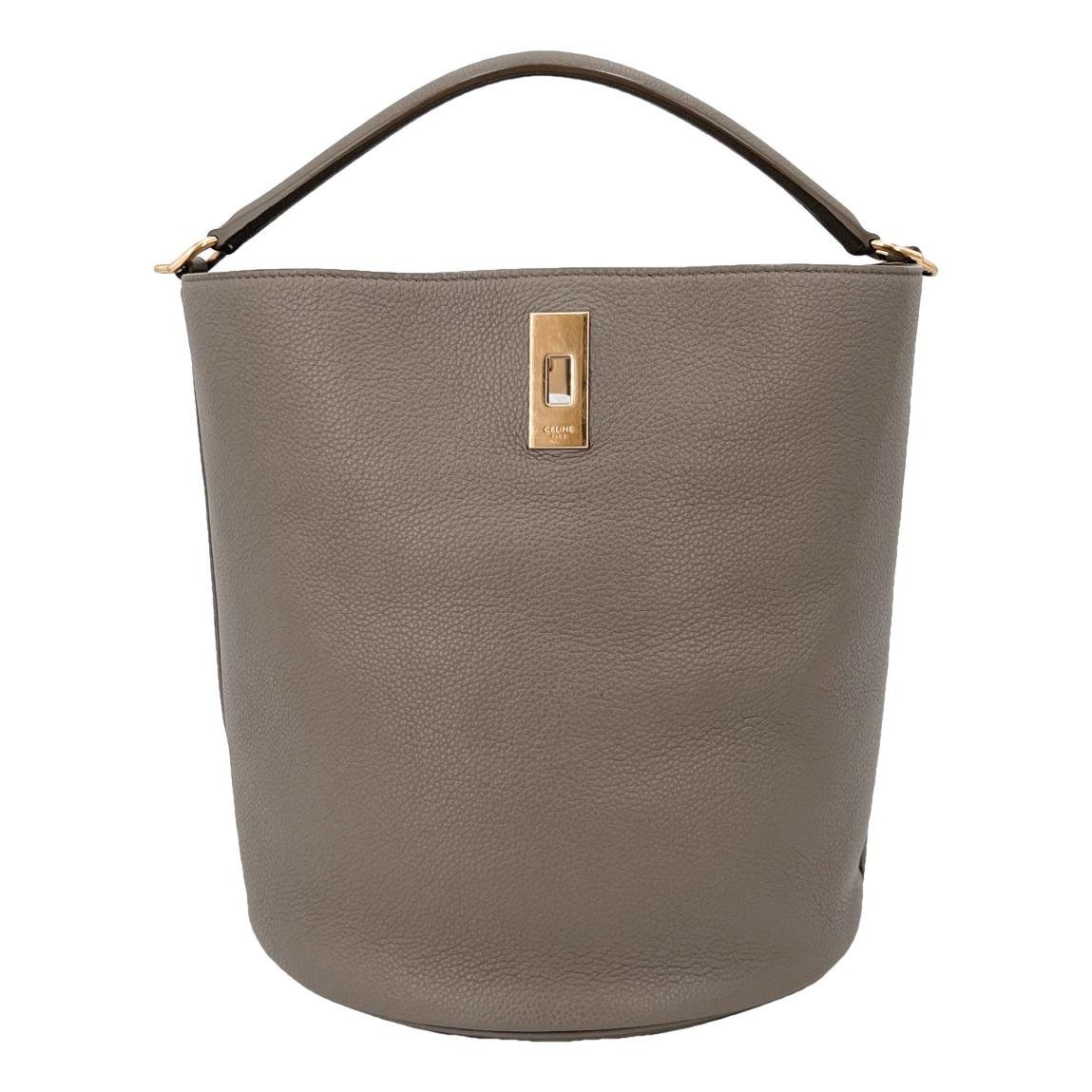 Seau Sangle leather tote
