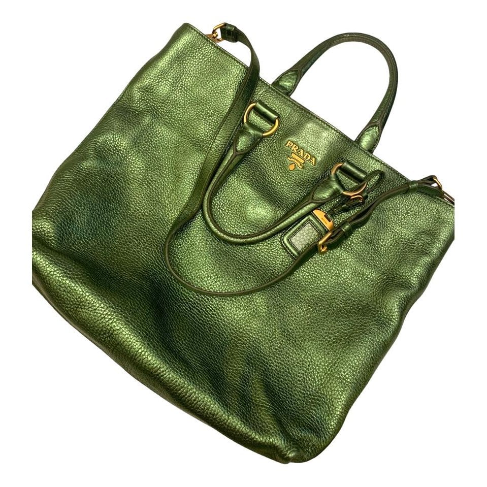 Leather tote