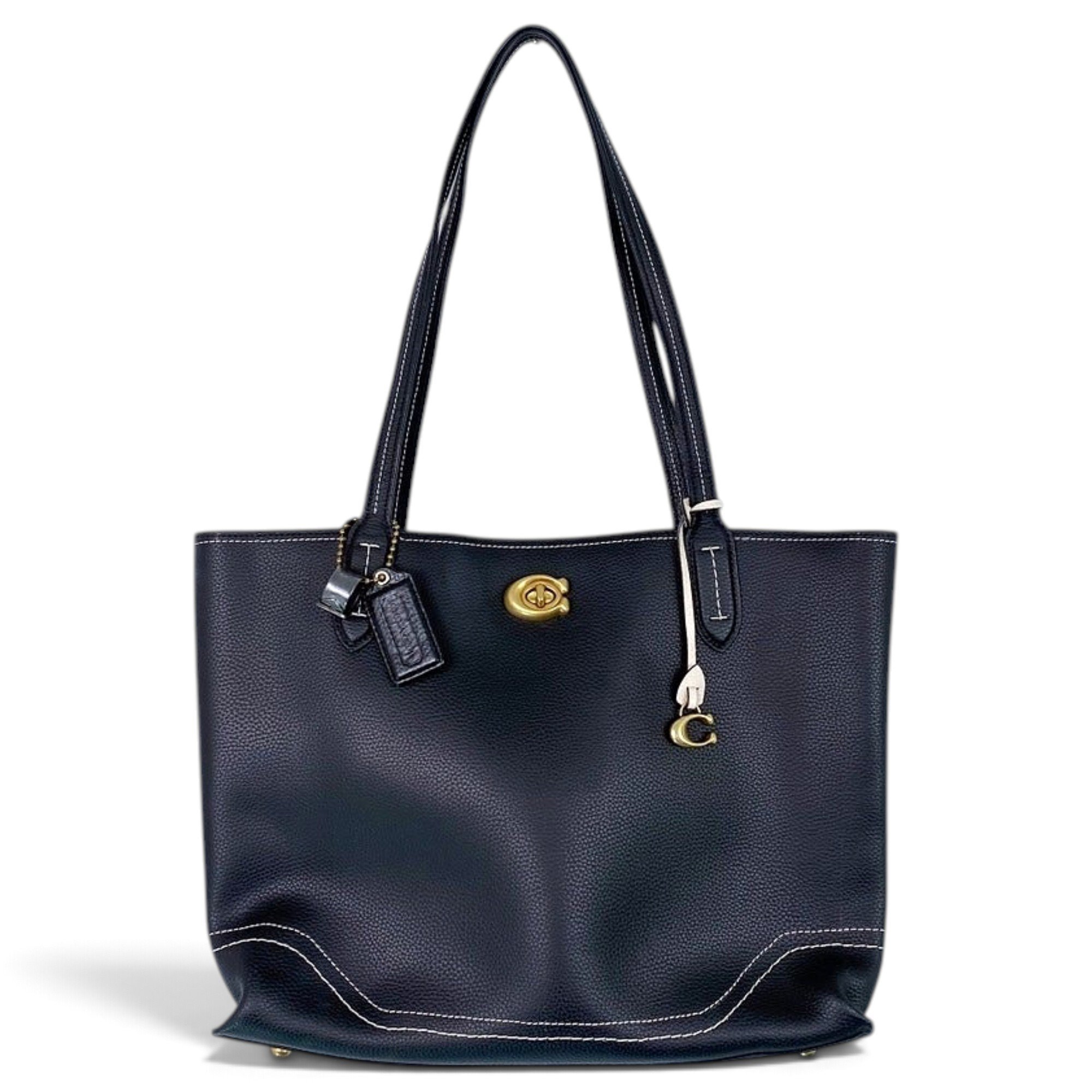 Leather tote