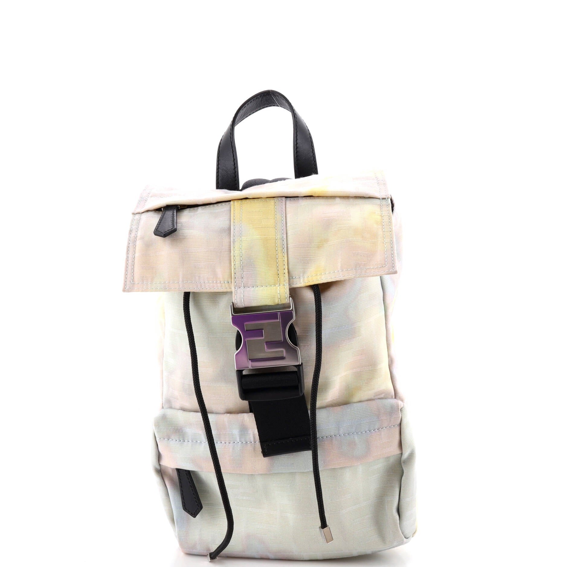 Fendiness Backpack Zucca Canvas Small