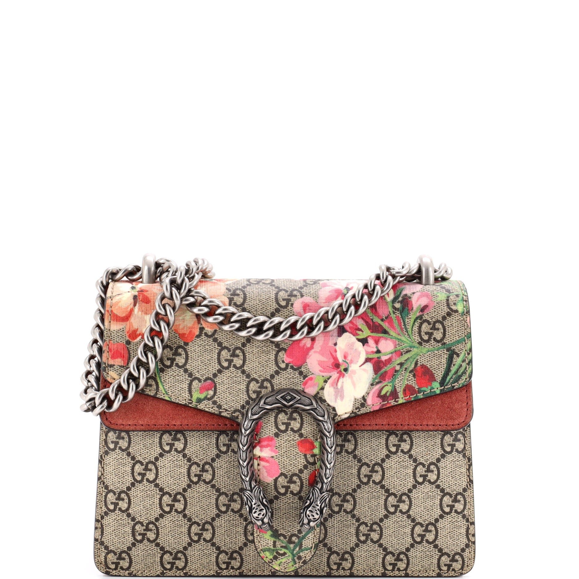 Dionysus Bag Blooms Print GG Coated Canvas Mini
