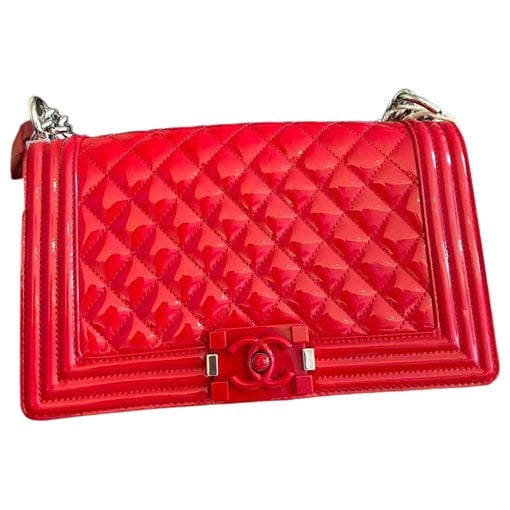 Boy patent leather crossbody bag