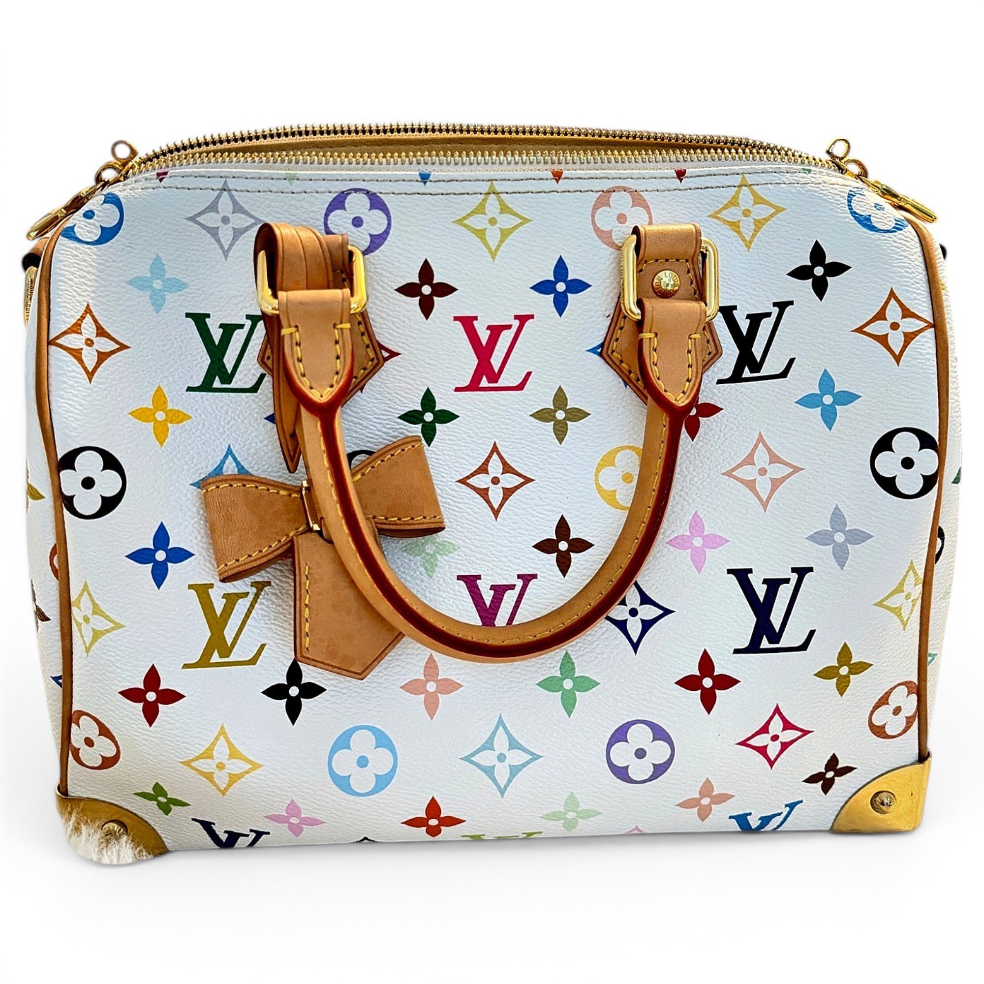 Speedy leather handbag