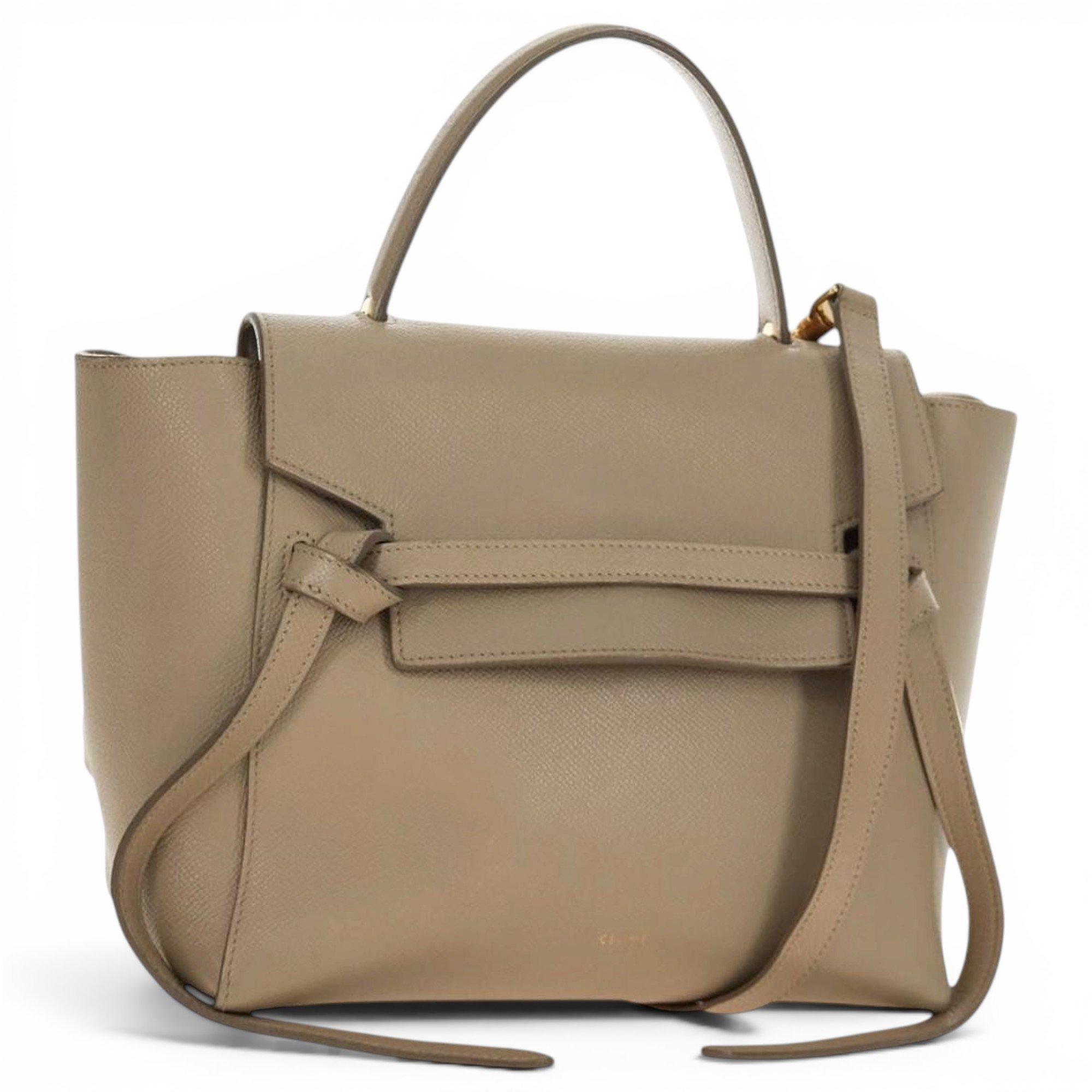 Belt leather mini bag