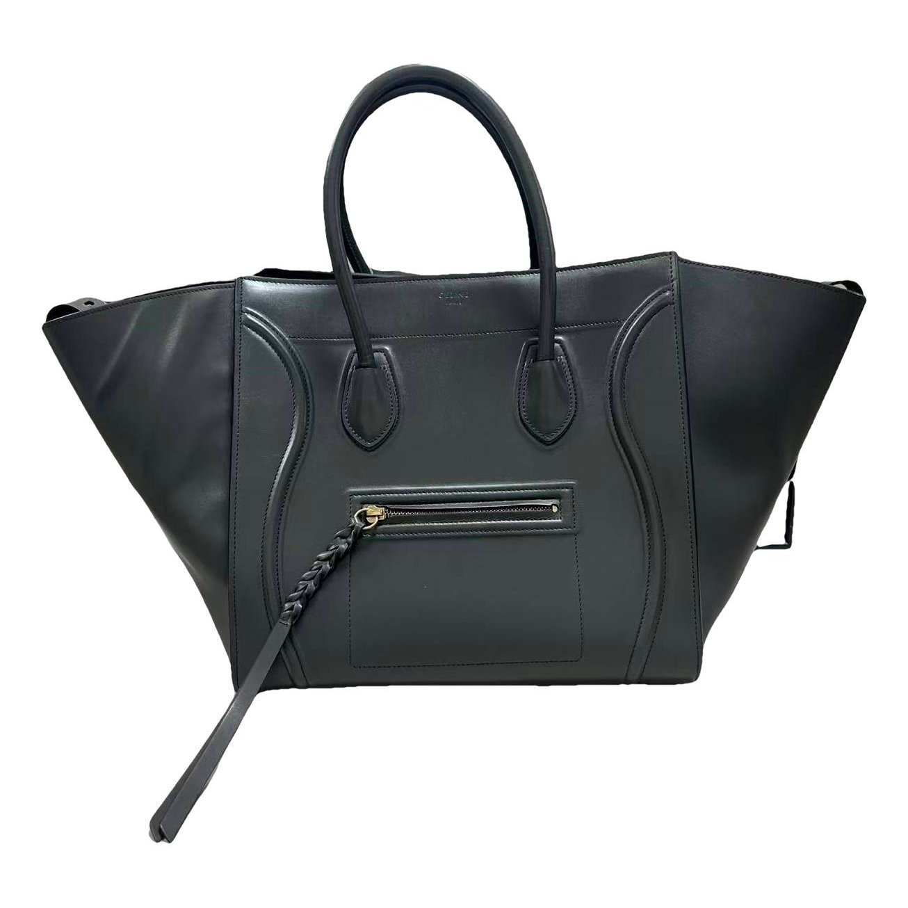 Luggage leather handbag
