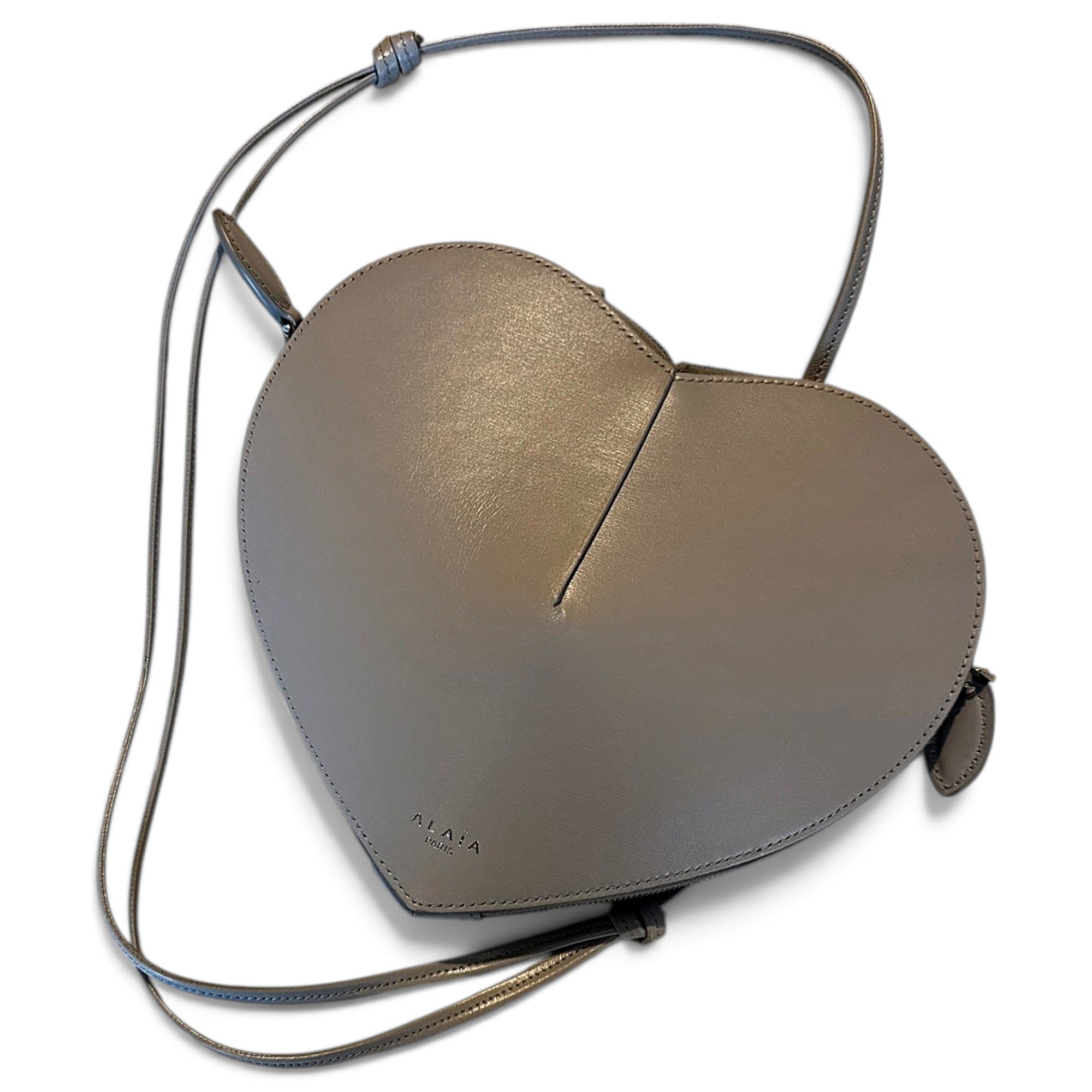 Alaia Le Coeur leather crossbody bag