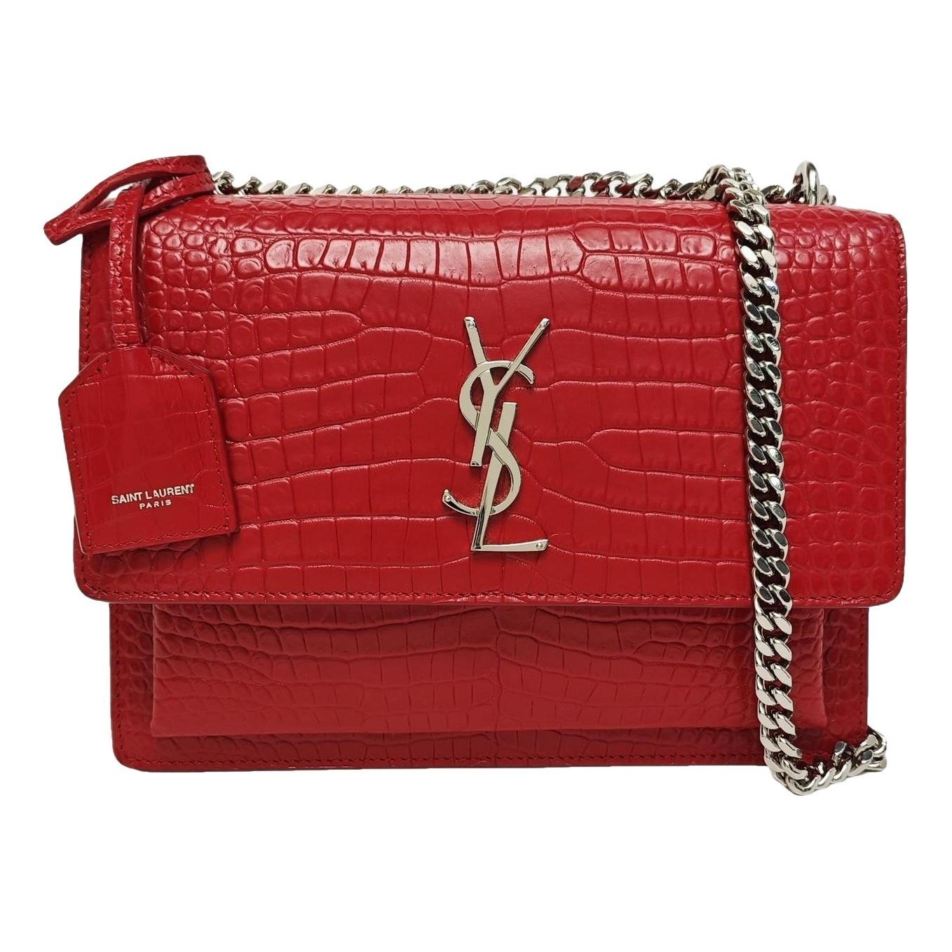Sunset leather handbag