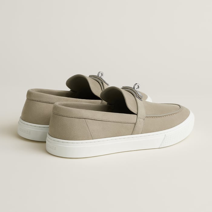 Beige Esquisse Game Slip-on Sneaker