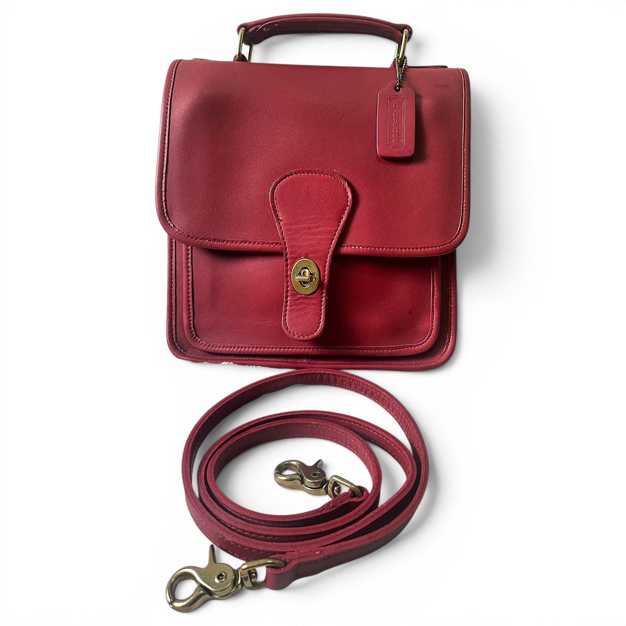 Leather crossbody bag
