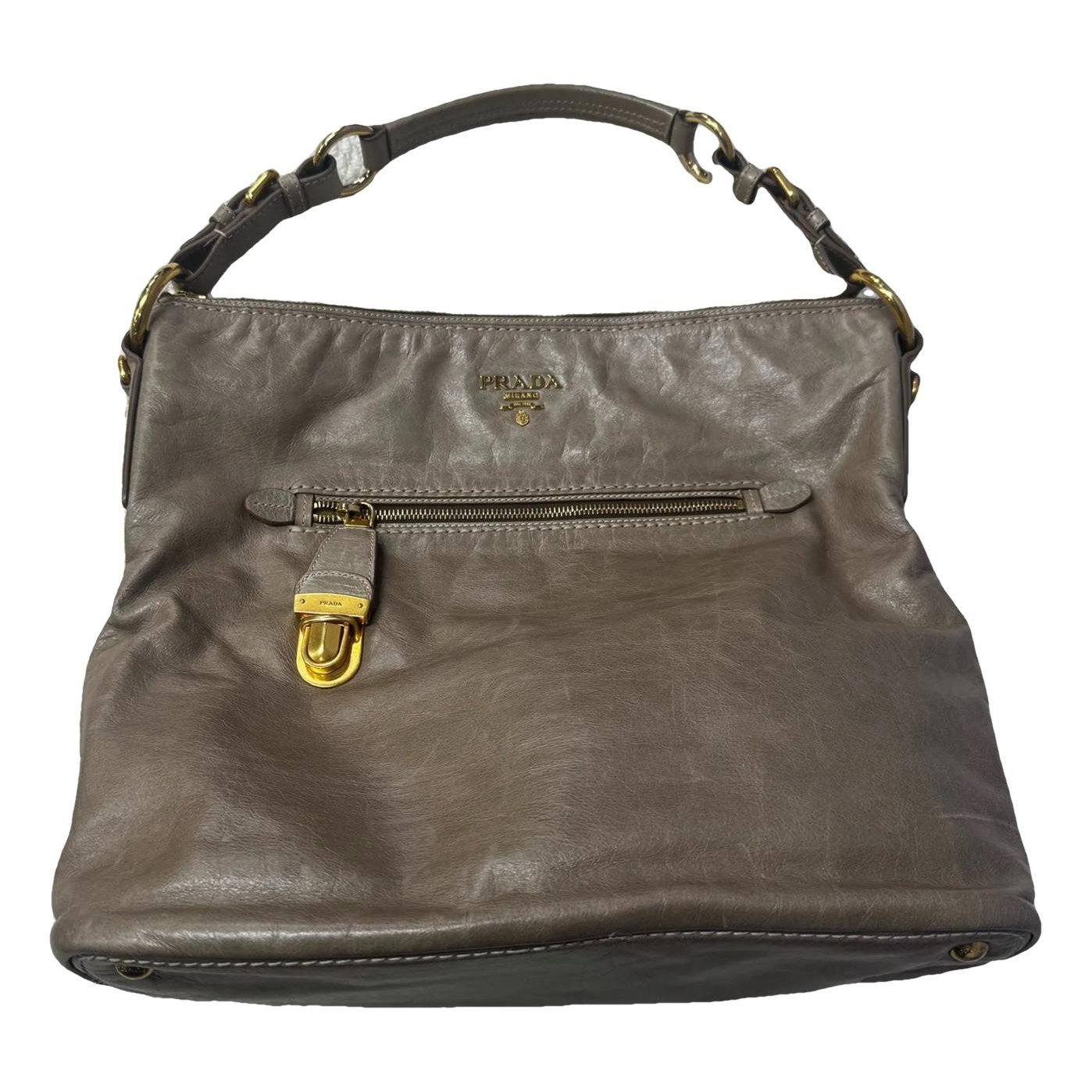 Leather handbag