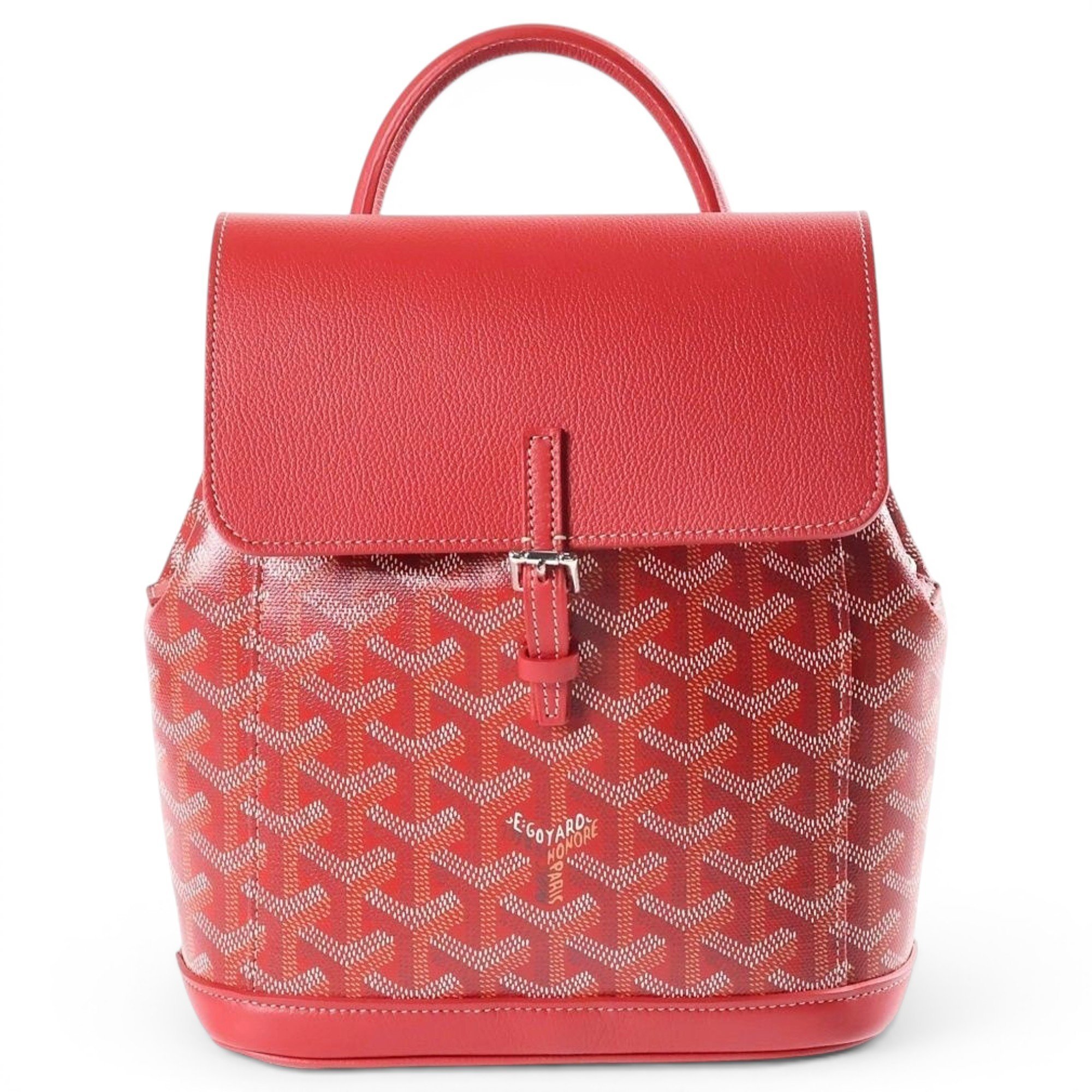 Leather backpack