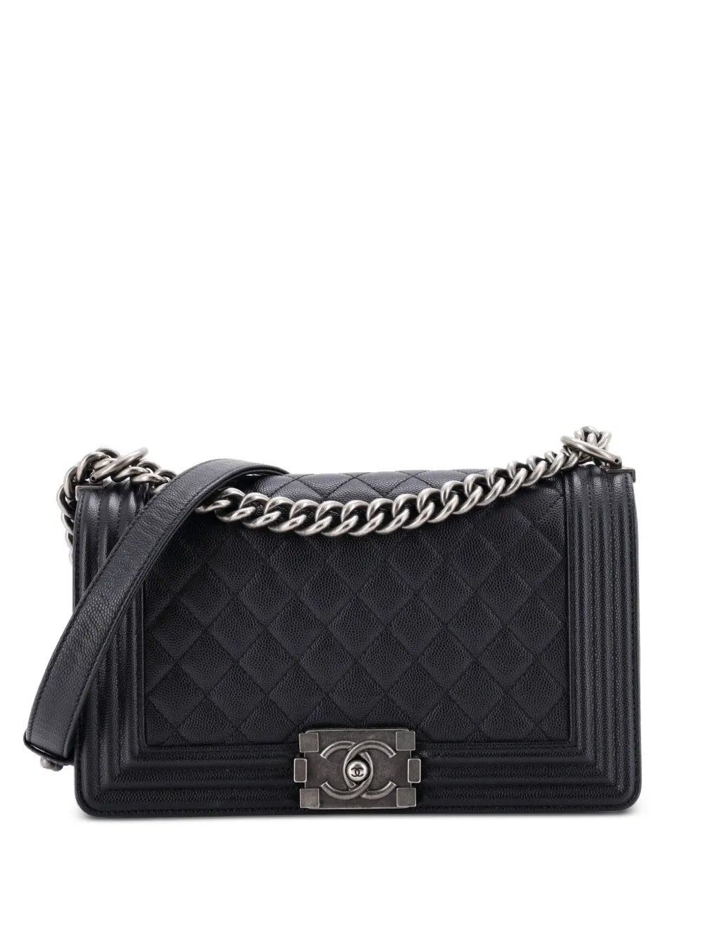 Boy Flap Bag Quilted Caviar Old Medium crossbody bag