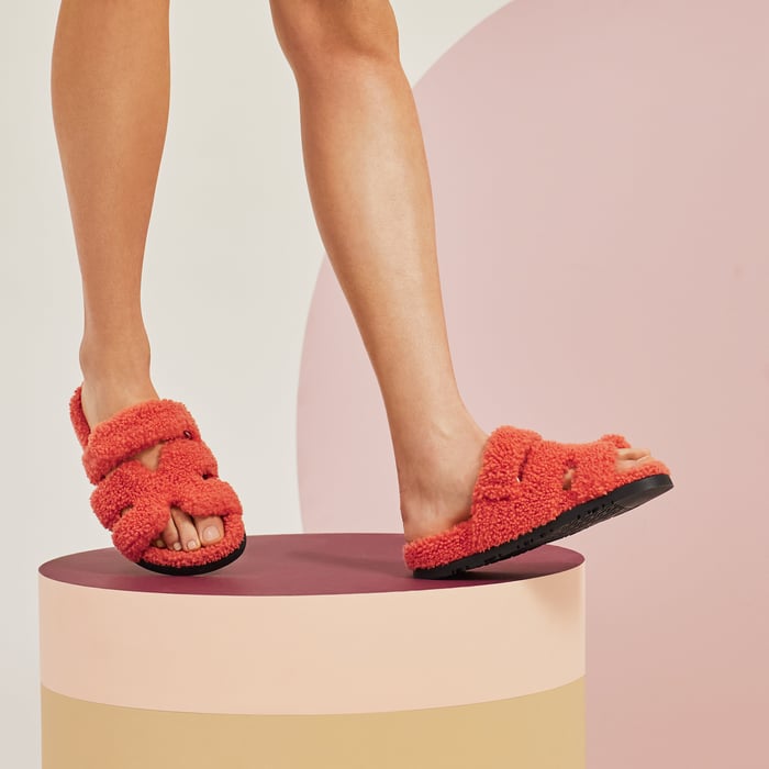 Orange Chypre Sandal
