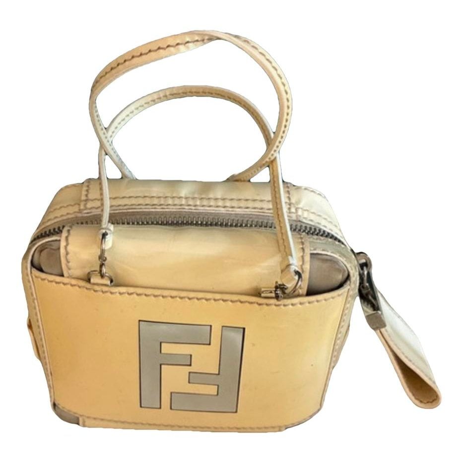 Patent leather handbag