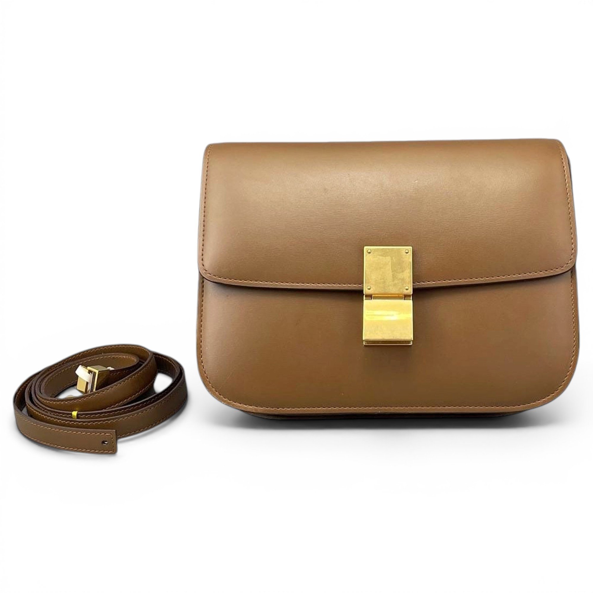 Classic leather handbag
