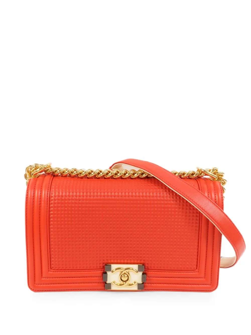 Boy Chanel textured shoulder bag