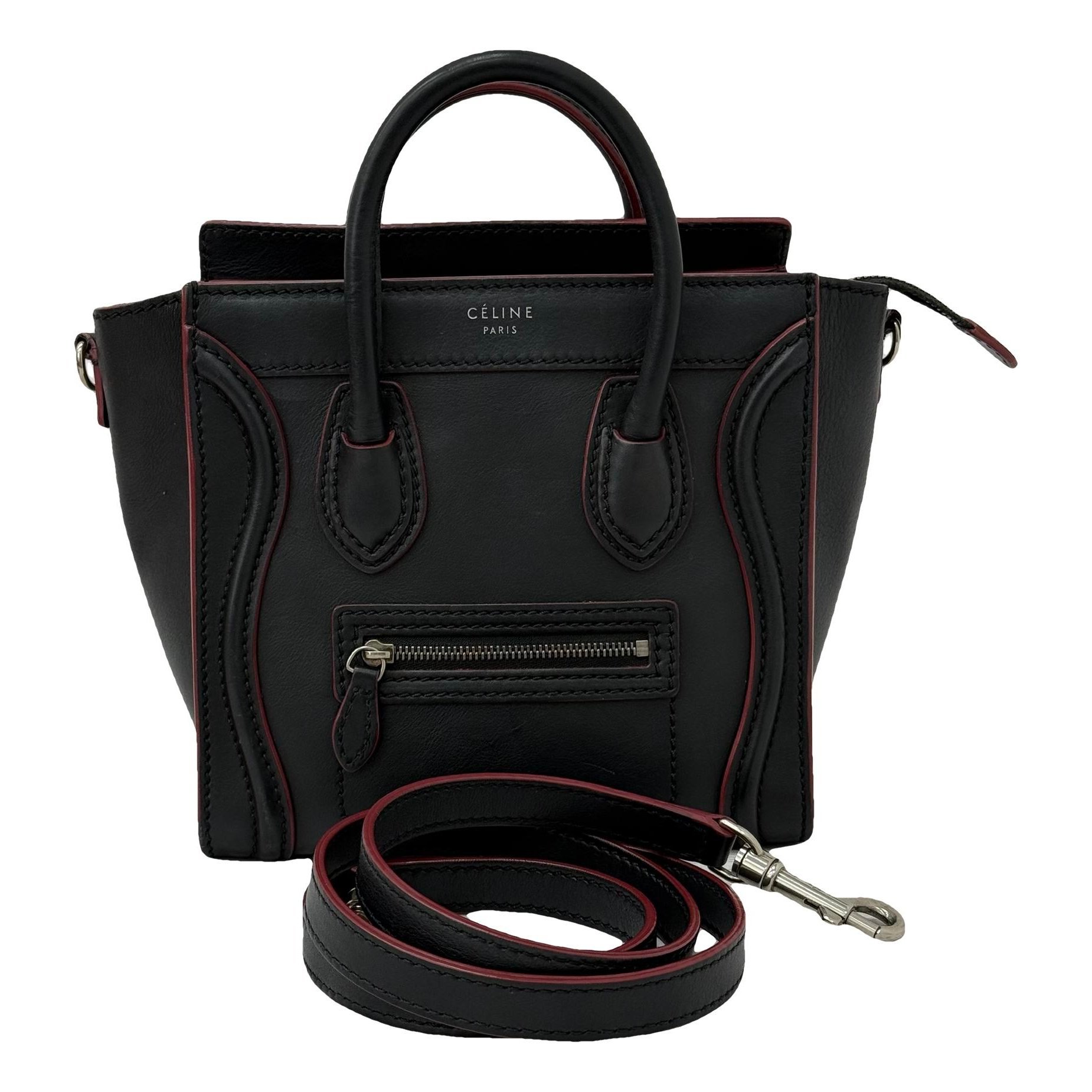 Nano Luggage leather handbag