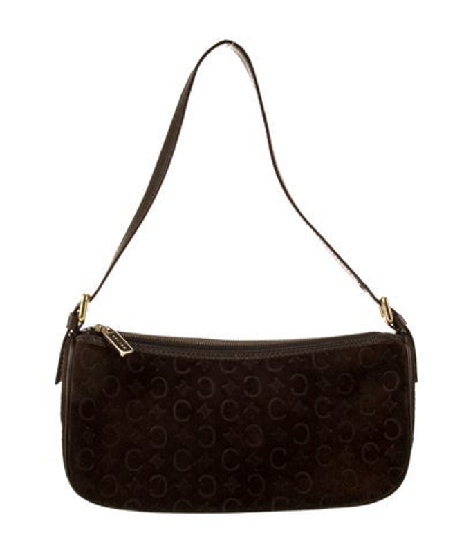 Celine Suede Shoulder Bag Vintage