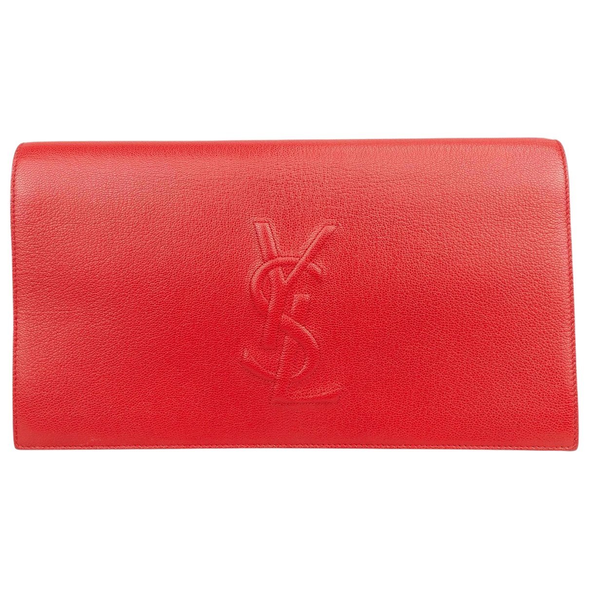 Cassandre leather clutch bag