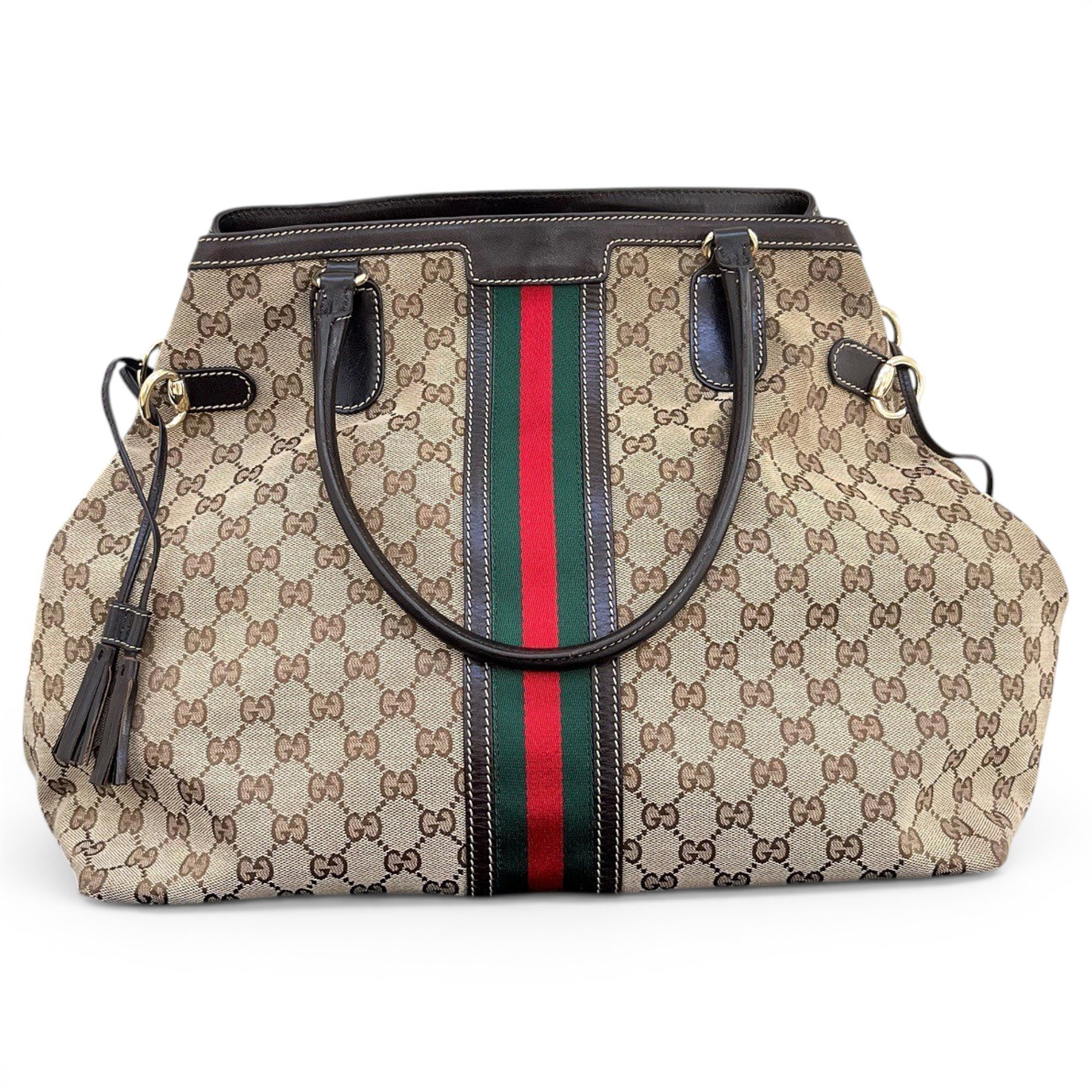 Leather handbag
