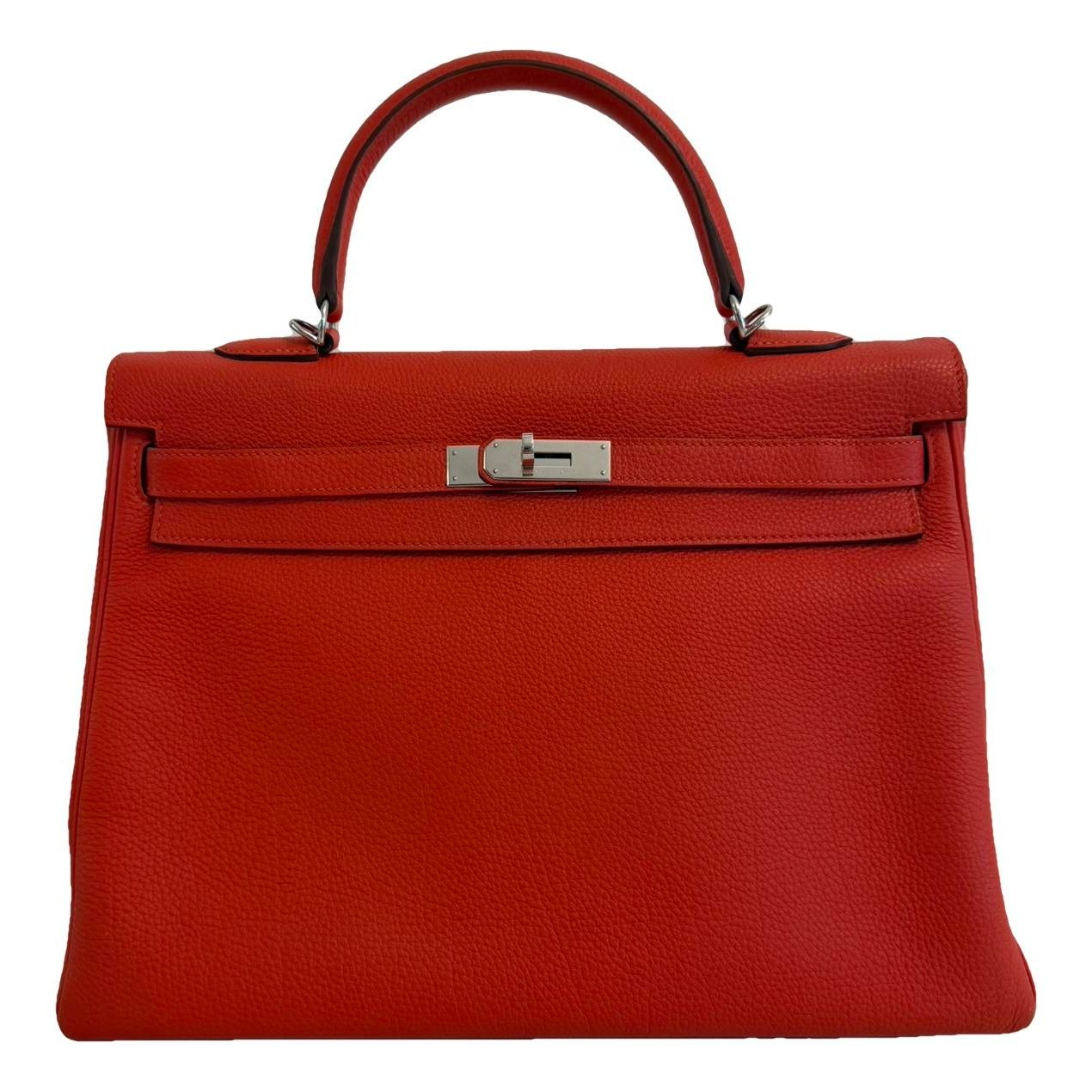 Hermes Kelly 35 Handbag Capucine Togo Leather