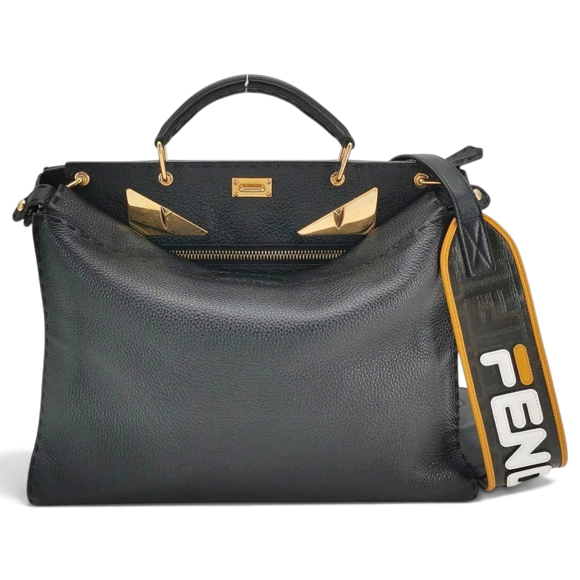 Peekaboo leather handbag