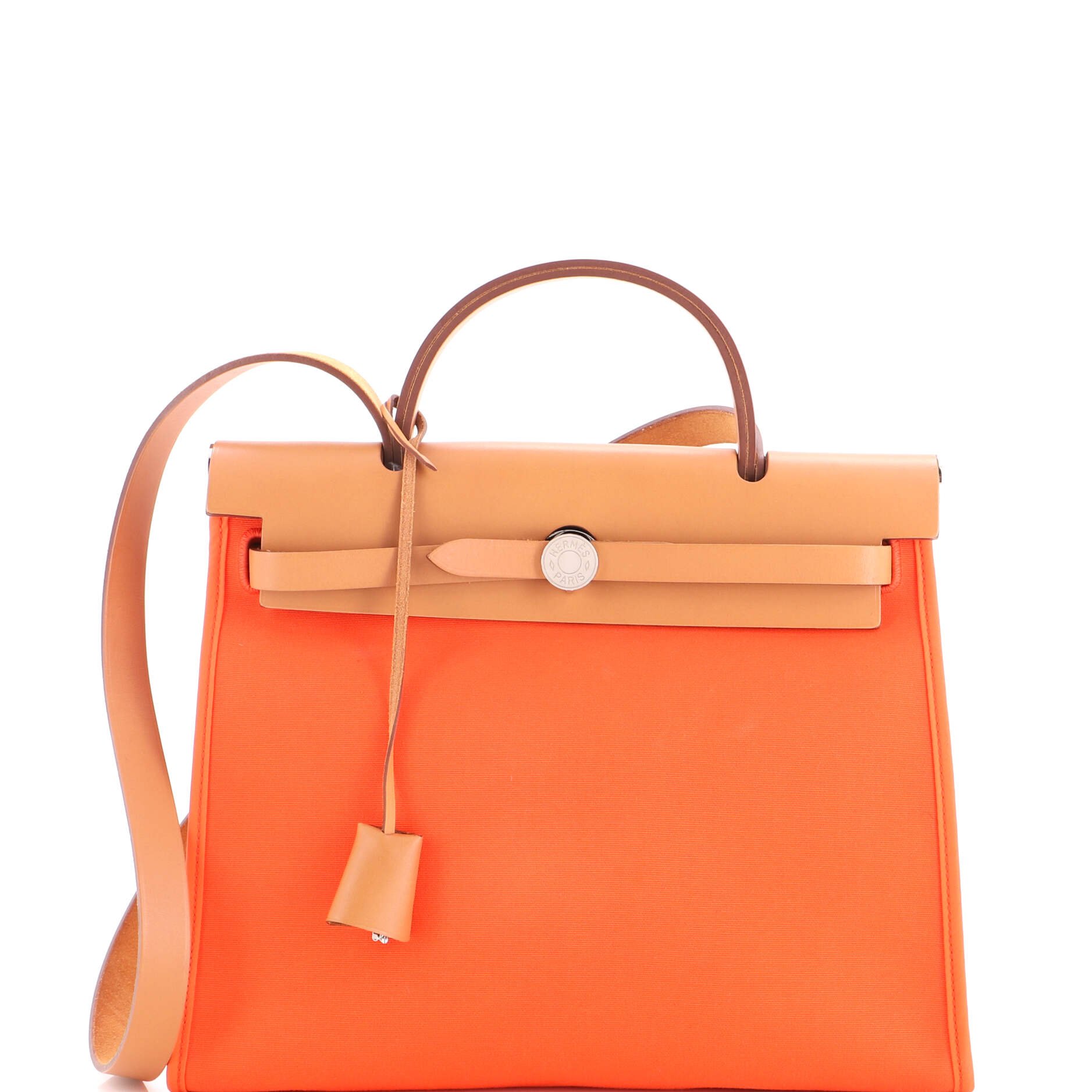Herbag Zip Leather and Toile 31