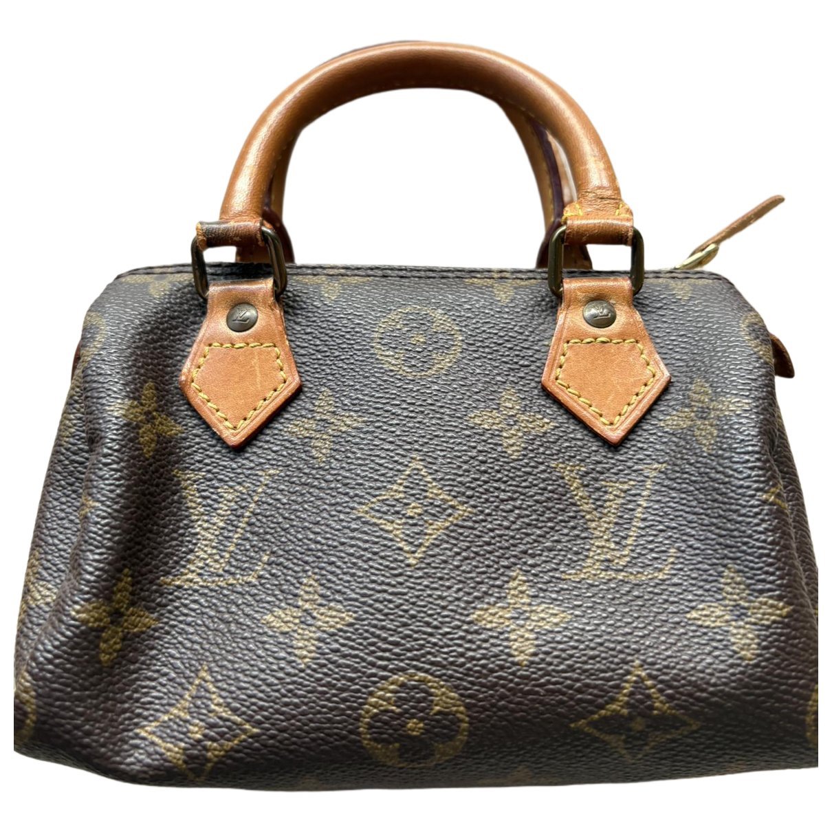 Nano Speedy / Mini HL leather handbag