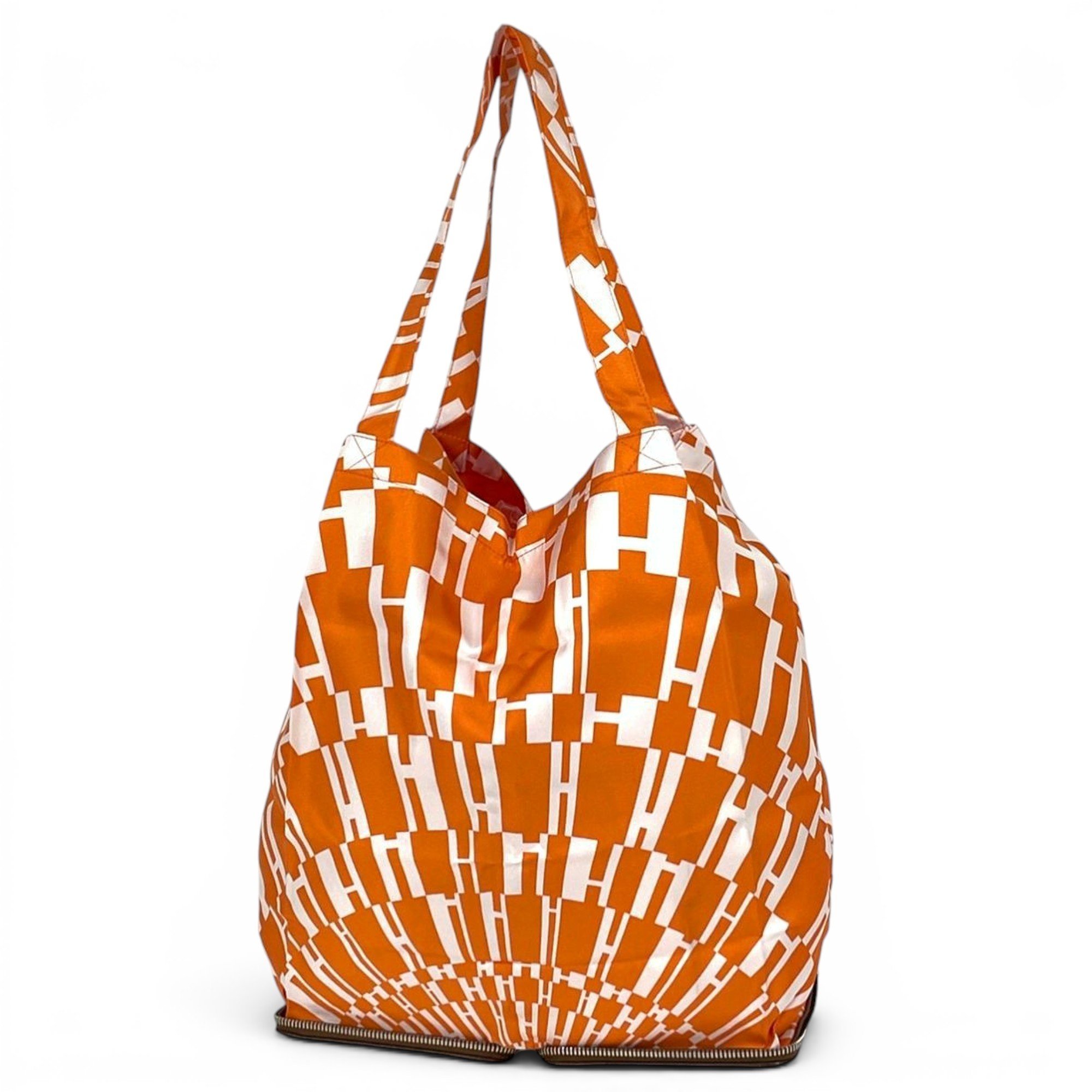 Silky Pop leather tote