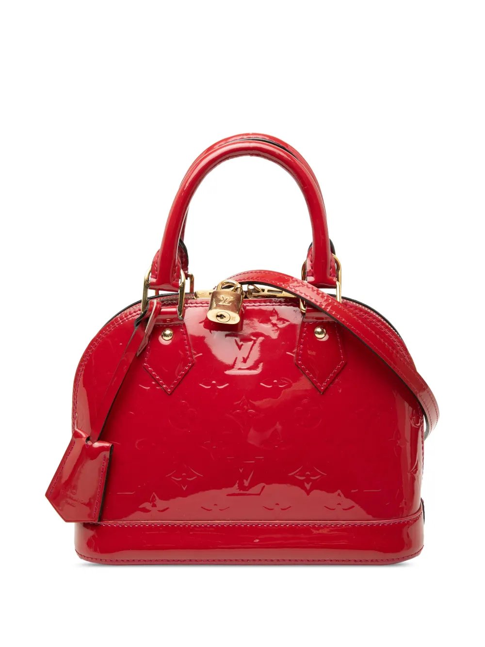 2013 Monogram Vernis Alma BB satchel