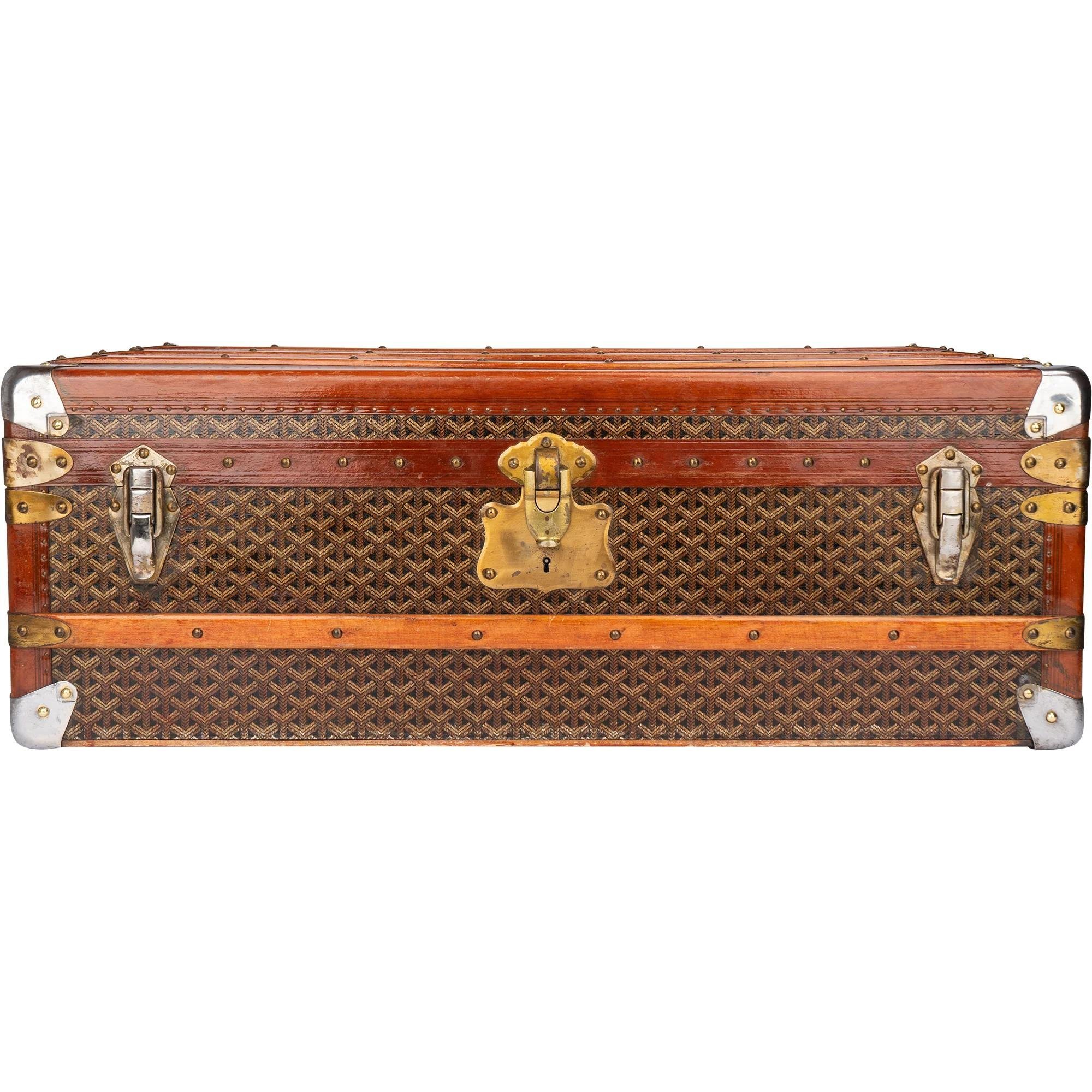 Minaudiere Goyardine cloth handbag