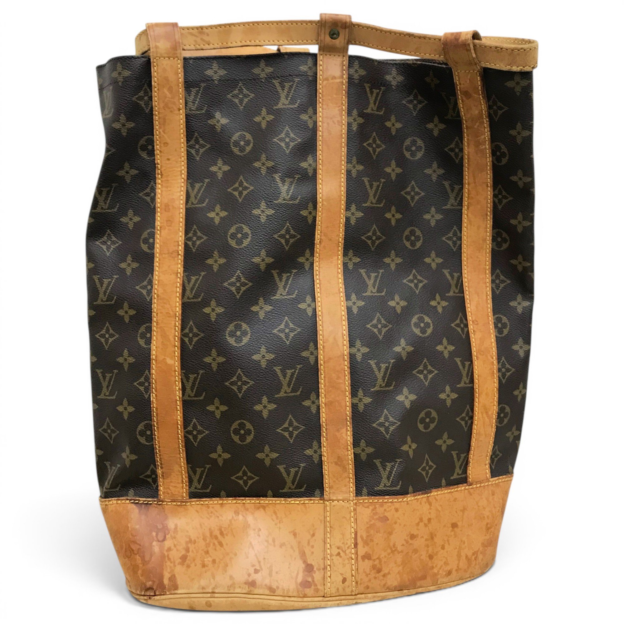 Randonnée leather backpack