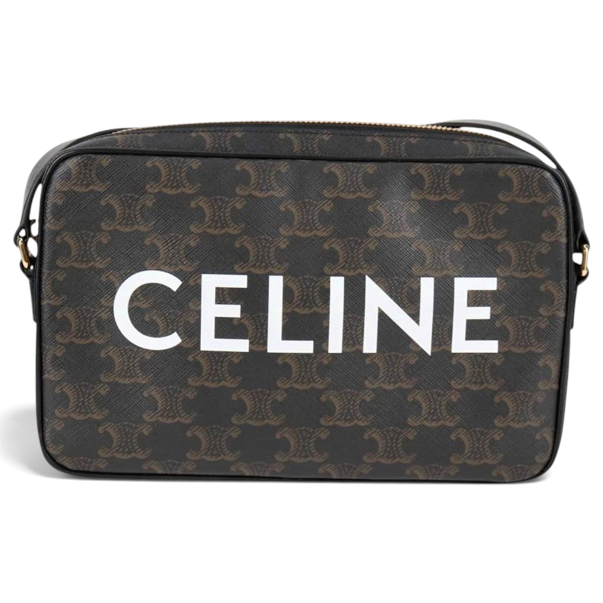 Triomphe leather handbag