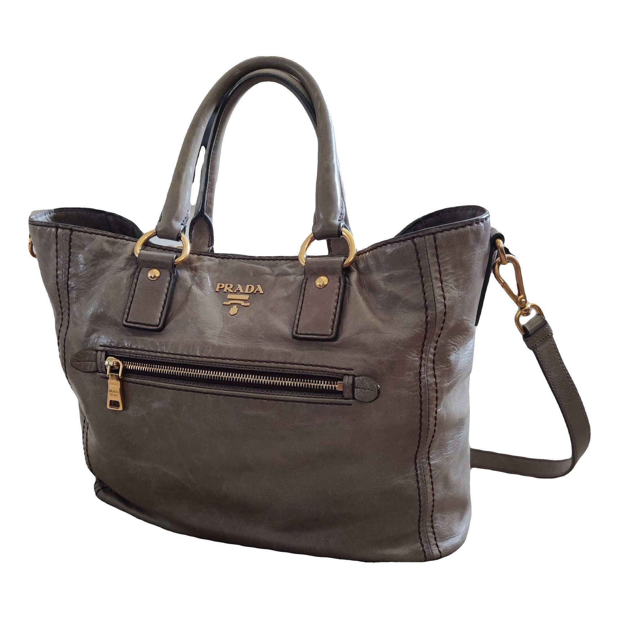 Leather crossbody bag