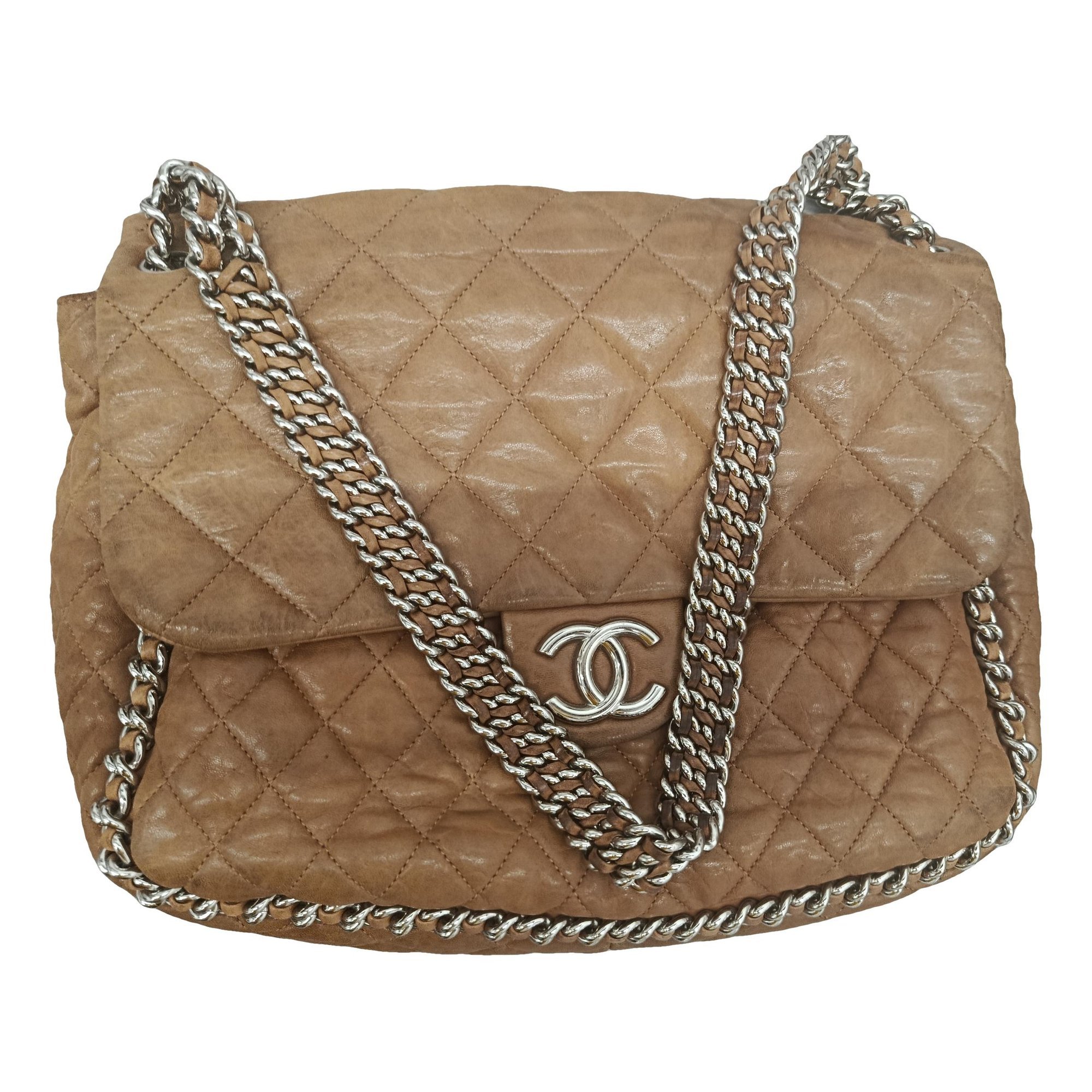 Chain Around leather handbag
