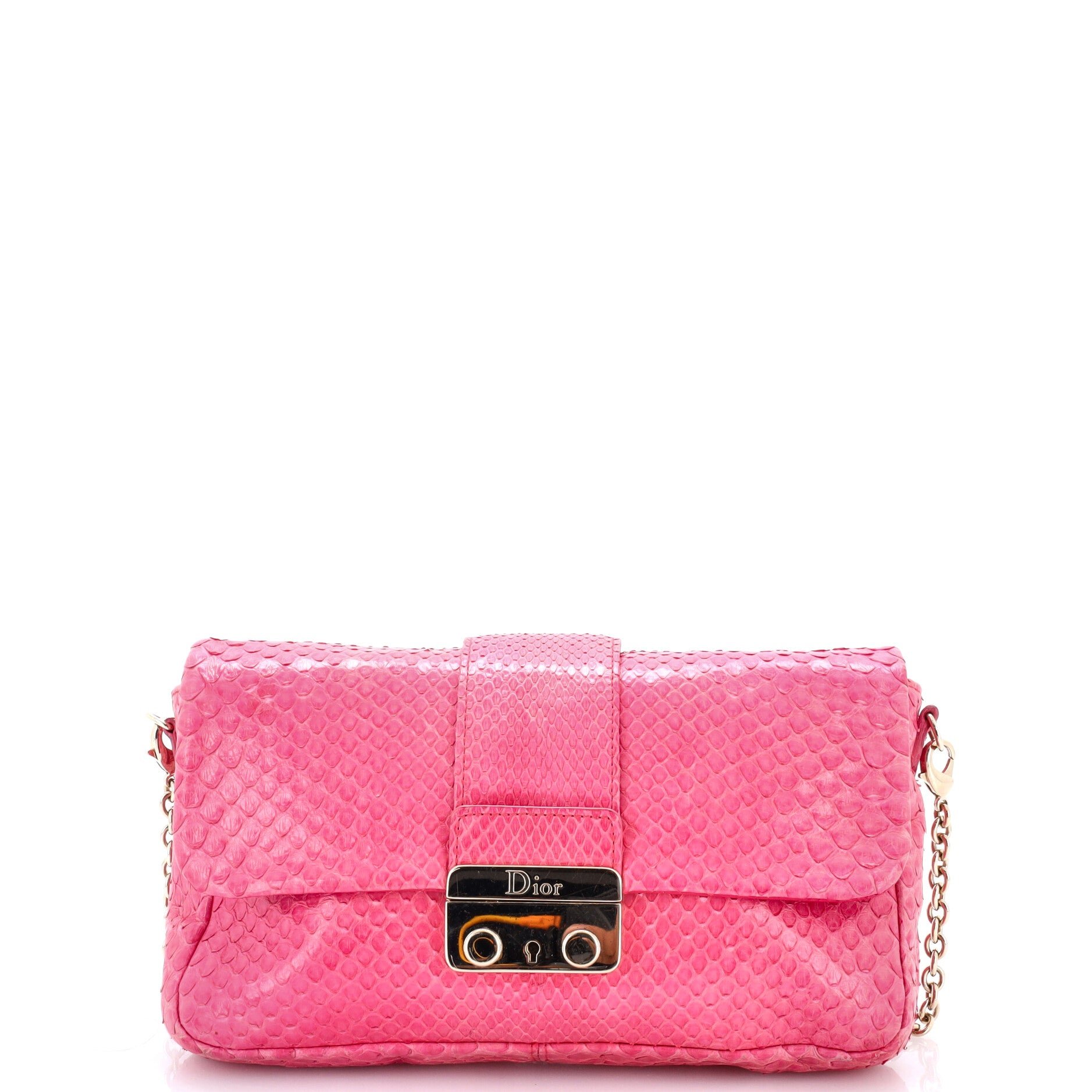 Miss Dior Flap Bag Python Medium
