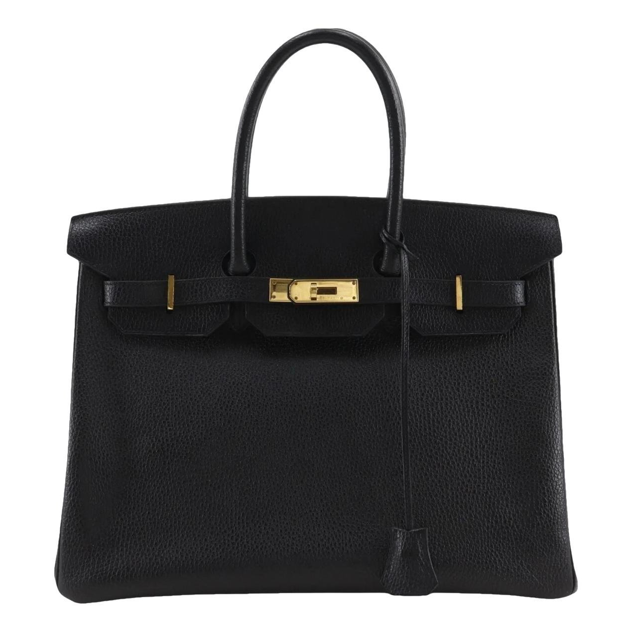 Birkin 35 leather handbag