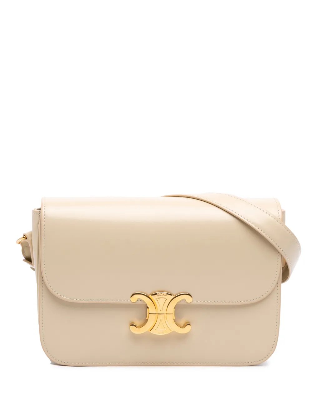 2024 Classique Shiny Calfskin Triomphe crossbody bag