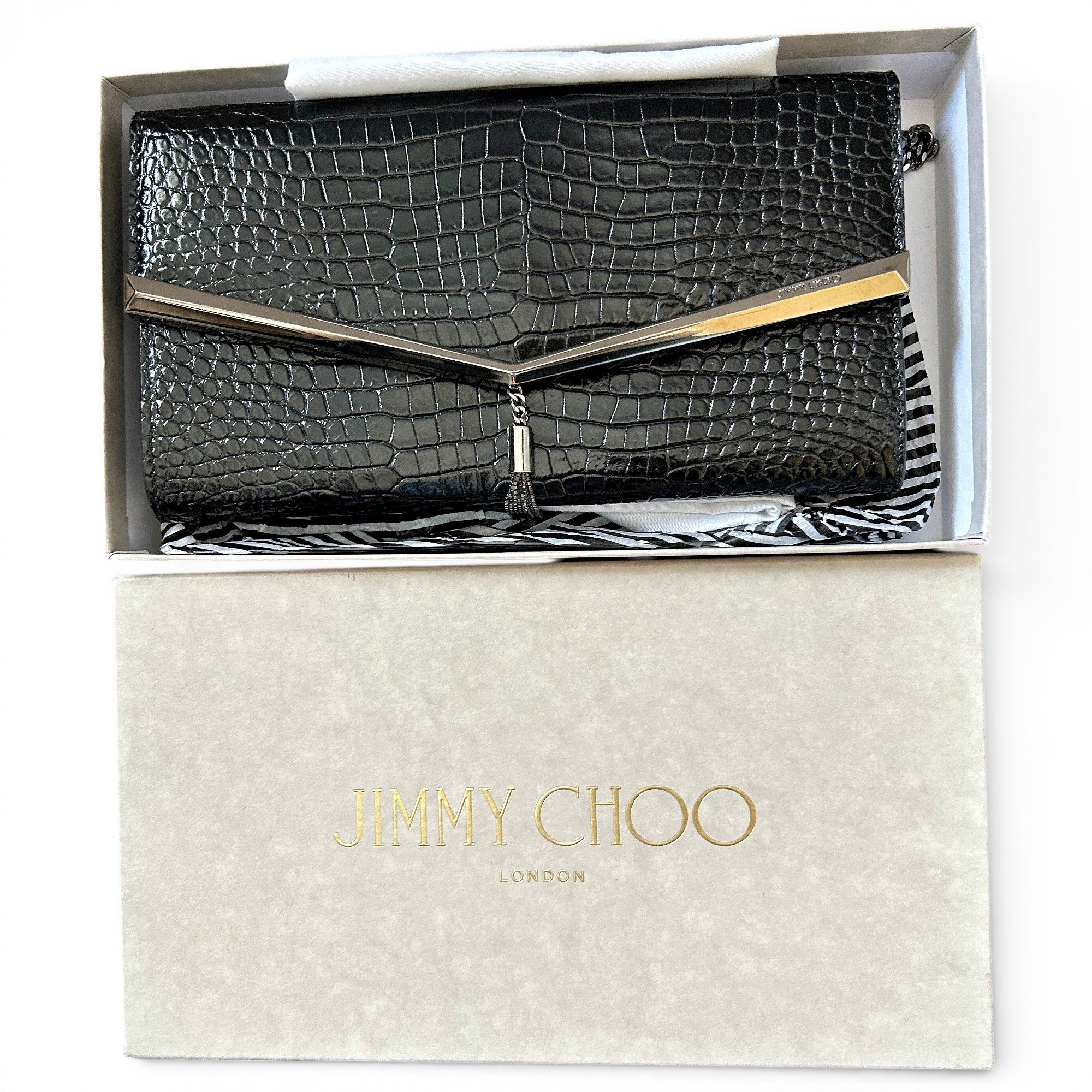Candy leather clutch bag