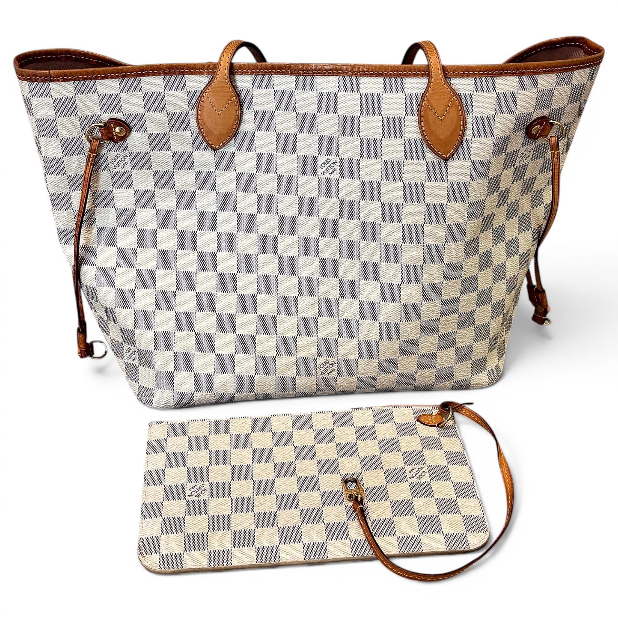 Neverfull leather handbag
