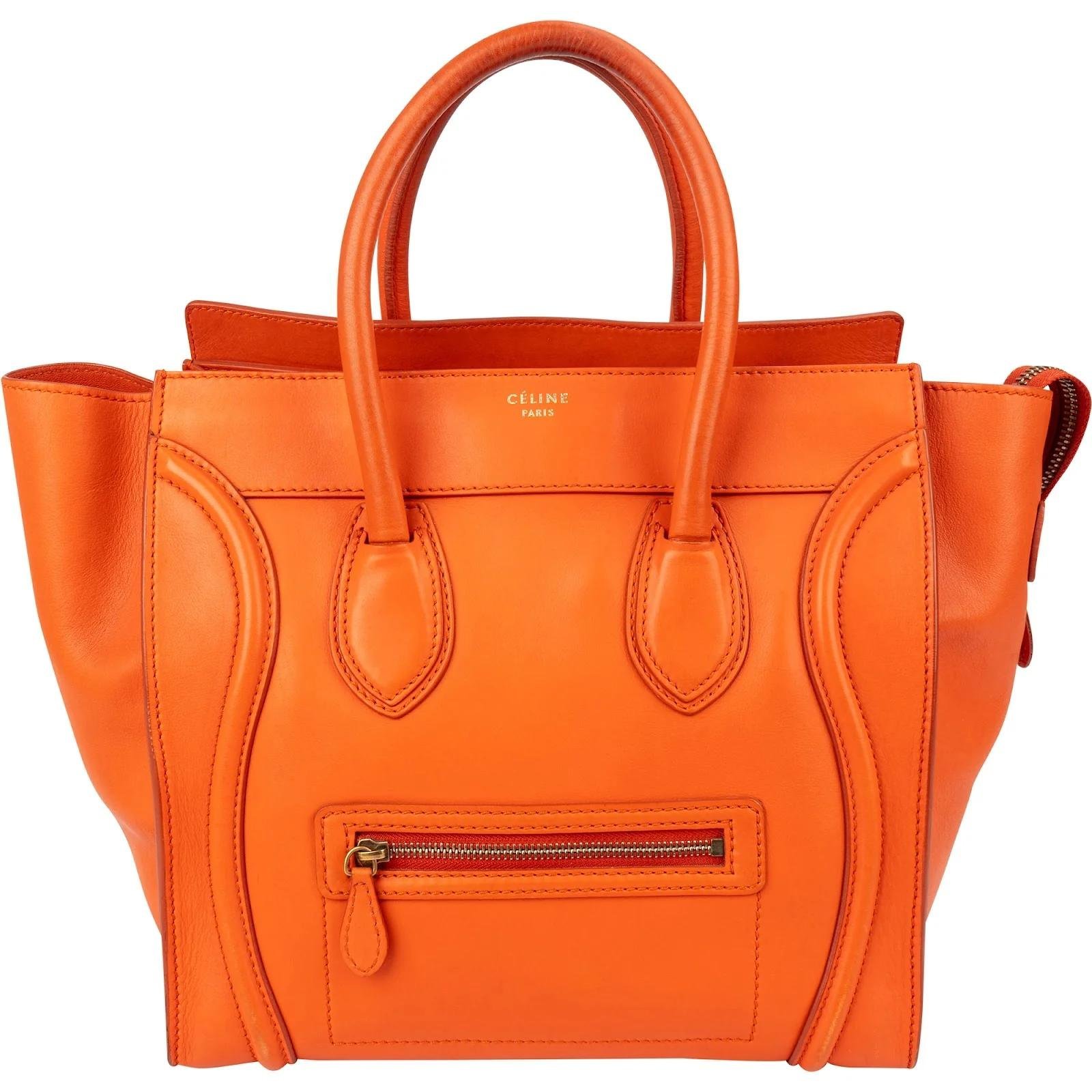 Luggage leather handbag