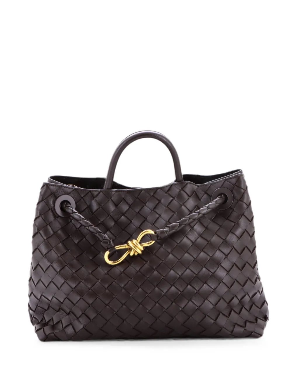 Andiamo Top Handle Bag Intrecciato Nappa Medium satchel