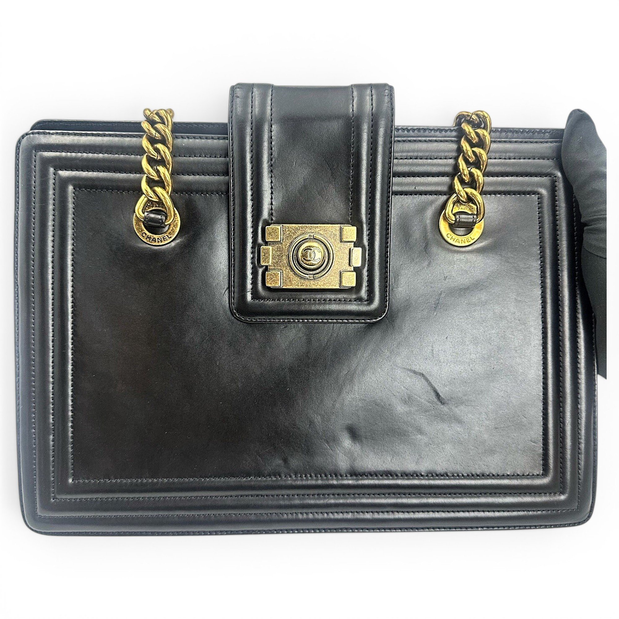 Leather handbag
