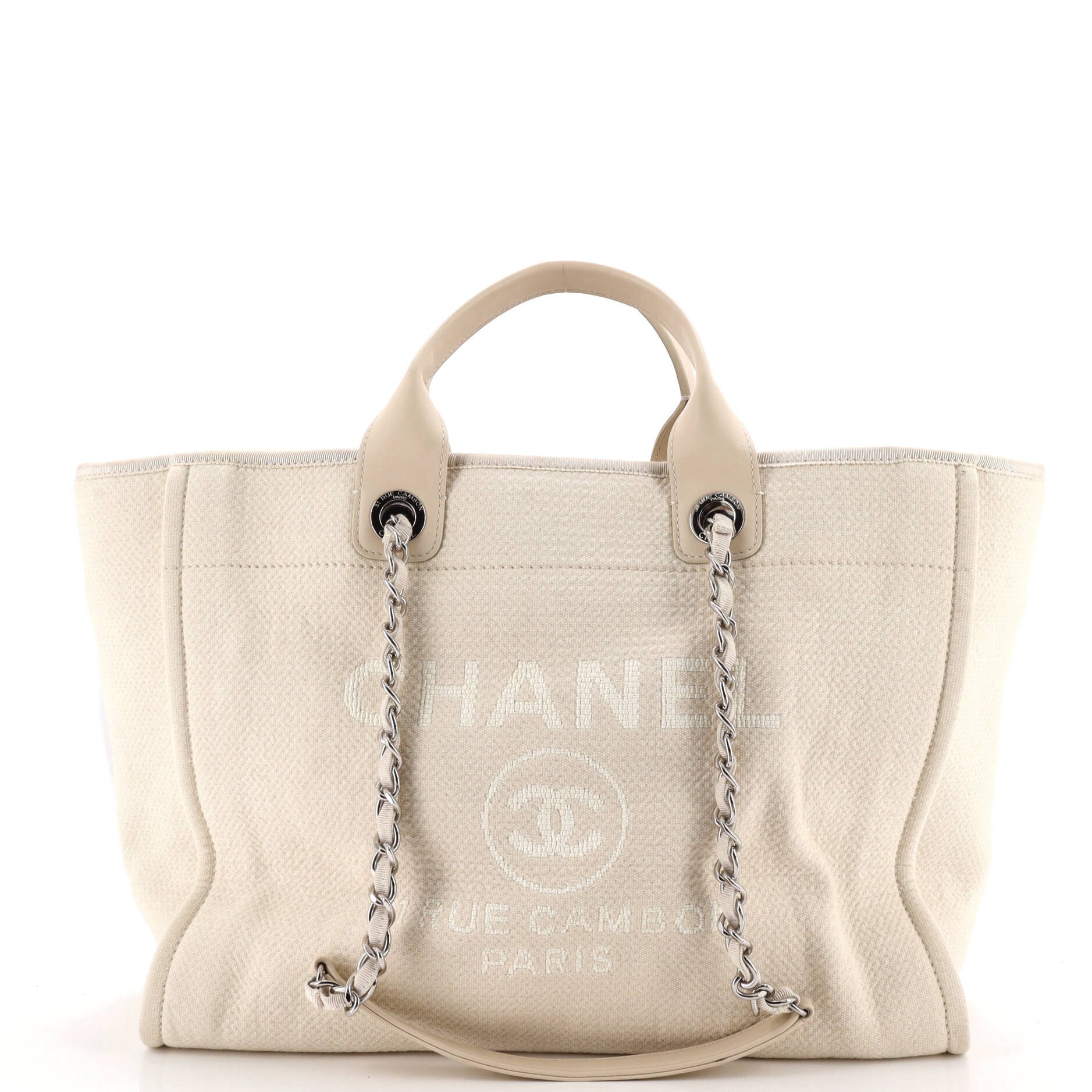 Chanel Deauville NM Tote Mixed Fibers Medium