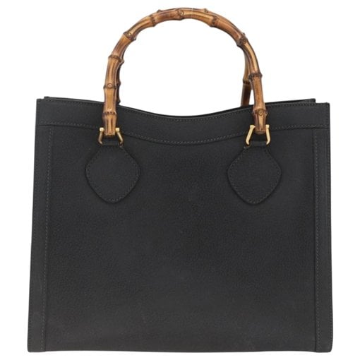 Bamboo leather handbag