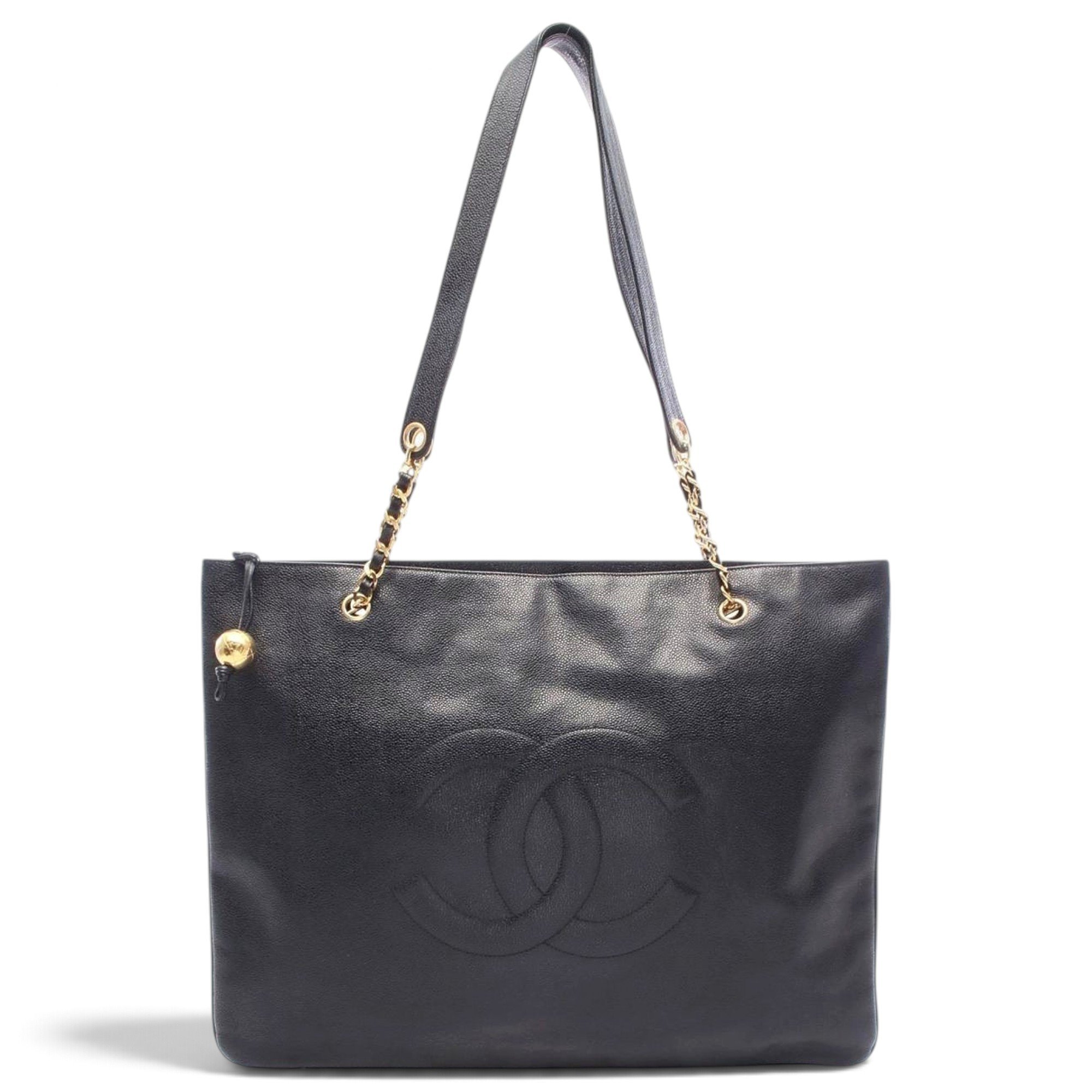Leather tote