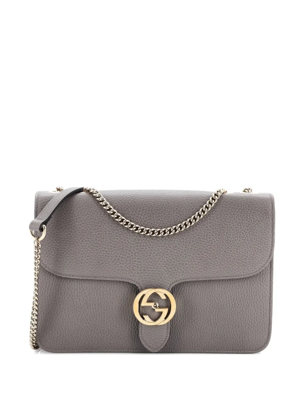 Interlocking Leather Medium shoulder bag